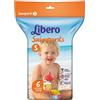 Libero Swimpants Pannolini da Bagno Taglia S per Bambini 7-12 kg - Pannolini Mare 6 Pezzi