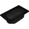 COLAVENE - VENTI.26 Lavabo in ceramica monocolore 80x48 senza foro [nero opaco] - LAF48801O