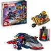 Avengers LEGO Marvel - Captain America contro Thanos