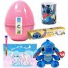Stitch Disney Stitch - Uovo Pasqua giocattoli 2026 con 5 sorprese