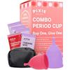 Pixie Cup Ranked 1 for Most Comfortable Menstrual Cups and Better Stem Removal Than All Other Brands Each menstrual cup purchased one is given to a woman who is suffering! Combo pack