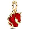 Vegaine Cavallo Rosso Charms Ciondolo per Braccialetti San Valentino Festa della Mamma Gioielli Regali per Donne