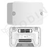 Ajax 124590 Modulo I/O 2x2 colore bianco, indirizzabile wireless con due ingressi e due uscite