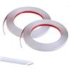 Zayejod PVC Flessibile Modanature Autoadesive Per Pareti,Striscia Decorativa Autoadesiva Peel e Stick Trim Per Piastrelle,Specchi,Soffitti,Pavimenti,Pannelli,Armadi(Bianco,12mm/10M)