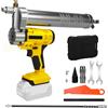 WingFly Pistola Per Grasso Compatibile Con Dewalt 18 V, 20 V, 10000 PSI, Motore senza spazzole, 600 ml, Ingrassatore per lubrificare veicoli e macchine (Senza batteria)