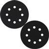 Shineboc 2 Pz. Proteggi-platorello, Ø 125 mm, Accessori levigatrici rotoorbitali- 8 fori