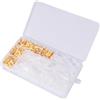 JOYELEC Kit Capicorda Terminali da Crimpare in Rame 564 Pezzi - 2,8 mm 4,8 mm 6,3 mm Connettori Elettrici Piatti Isolati Maschio Femmina, per Auto e Cavi Elettrici con Storage Box