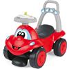 Chicco Billy Walk&Ride Eco+, Primi Passi, Girello e Cavalcabile, Assemblaggio Semplice, Manubrio Ergonomico, Ruote Larghe, Con Suoni e Luci di Guida, in Plastica Riciclata, Bambini 12-36 Mesi, Rosso