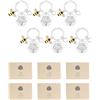 BOCHOI Idee Regalo Allenatrice Portachiave 6 pezzi Allenatrice Donna Pensionamento Grazie Natale Insegnanti Compleanno Idee Regalo Collega Donna Natale Portachiavi Compleanno Collega Insegnante