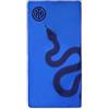 Inter Telo Mare Biscione Premium in Microfibra, 180x90cm, Asciugamano in Microfibra Ultra Assorbente - Perfetto per Spiaggia, Mare, Piscina e Vacanze Estive - Prodotto Ufficiale