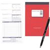 Gicaprice BLOCCO DOCUMENTO DI TRASPORTO TRIPLICE COPIA DDT 3 COPIE 33 MODULI AUTO RICALCANTI FORMATO 22 X 14.8 CM + PENNA TOUCH OMAGGIO