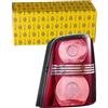 HELLA 2SK 009 477-061 Luce posteriore, Lampadine, cristallino/rosso ECE/CCC, Dx