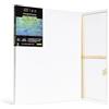 Elan Tela per Dipingere 80x100, Set da 3 Tele per Dipingere 80x100, 100% Cotone Tele Pittura Grandi, Canvas for Painting 280GSM, Tela 100x80