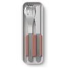 monbento - MB Slim box trio Coltello - Rosa Moka - Posate per lunch box MB Original e MB Square - 3 Pezzi forchetta cucchiaio coltello - Ideale per ufficio/picnic