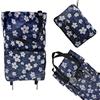 VOUNOT® Carrello Spesa Pieghevole in Alluminio, Carrello Portaspesa 6 Ruote con Borsa Termico e