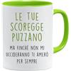 Acen Merchandise Tazza San Valentino/Le tue scoregge puzzano - Tazza/Mug Idea Regalo Originale di Compleanno/Tazza con Frase e Disegno Divertente