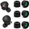 YieJoya Memory Foam Ear Buds - Tappi per le orecchie per Sony WF-1000XM4, ricambio per Sony AR Piece Foam Tips per WF-1000XM3 WF-SP900 WI-1000X WF WI XBA Series Fit Charging Case misura M (3 paia).