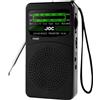 OSDUE Radio Portatile FM/AM,Radiolina Portatile Piccola con Eccellente Ricezione,Radiolina Tascabile Supporta Batterie Sostituibili (AA),Comoda Clip a Moschettone,per Camminare,Correre,Pescare,Nero