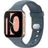 BYISYUE Cinturino per OPPO Watch 46mm, Silicone Sport Bracciali Cinturini di Ricambio per OPPO Watch 46mm