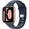 BYISYUE Cinturino per OPPO Watch 46mm, Silicone Sport Bracciali Cinturini di Ricambio per OPPO Watch 46mm