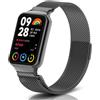 PaceBid Cinturino per Xiaomi Smart Band 10 Pro/9Pro/8 Pro/Redmi Watch 6/5/4, Inossidabile Acciaio Metallo Magnetico Bracciale Cinturino di Ricambio per Xiaomi Mi band 9 Pro/8Pro/10 Pro - Nero