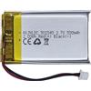 HXJNLDC 502540 Batteria 3.7 v 550 mAh per moto Sena SMH5 Auricolare Bluetooth Sostituzione batteria Sena SMH5-FM SMH5D SPH10H-FM Codice batteria (P/N): ICP40/25/40P si adatta a Nextbase 312GW HD Recording