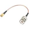 TengKo RF RG316 Della Treccia Bassa Perdita Via Cavo, Maschio SMA a UHF SO-239 Femminile Coassiale Connettore Antenna