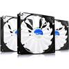 AABCOOLING Silent Force Fan 14 - una Silenziosa e Molto Efficiente 140mm PC Fan, Ventola 12V, Ventilatore 12V, Ventola Aspirazione, 14cm, 3 Pin Cooling Fan, 100m3/h - 3 Pezzi 8,6 dB (A)