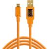 Tether Tools TetherPro USB 2.0 A Male to Micro B 5-pin orange