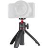 ULANZI MT-08 Treppiede Compatto Da Viaggio - Mini Treppiede Portatile Con Vite 1/4, Compatibile Con Sony ZV1/RX100 VII/RX1R II, Canon G7X Mark, Fujifilm X100V, Leica Q2