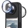 GBULTR Protezioni Lenti Premium compatibile con Insta360 X4 Action Camera Protezione Obiettivo con Doppio Rivestimento Ottico e Superficie Impermeabile,fotocamera accessori