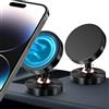 Viedouce Porta Cellulare Magnetico Auto, 2 Pezzi Supporto Cellulare Telefono Auto Calamita, 360° Universale Cruscotto Portacellulare, Compatibile con iPhone, Samsung Galaxy, Xiaomi, Huawei, LG ECC