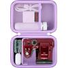 Elonbo custodia per fotocamera digitale KODAK PIXPRO AZ528 / AZ255 / AZ405 / AZ425 / AZ401, Kodak PIXPRO Astro Zoom Vlogging Camera Hard Travel Storage Bag, Violetta