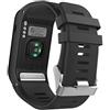MoKo Cinturino Orologio Compatibile con Garmin Vivoactive HR, Nero