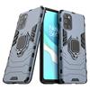 MaiJin Compatibile con OnePlus 8T Cover, Custodia Armor Anello Cavalletto (Funziona con il Supporto Magnetico per Auto) Case Paraurti (Blu Navy)