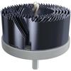 Bosch 6x Set di seghe a tazza con mandrino per legno e cartongesso (per Cartongesso, Legno tenero, Ø 46, 53, 60, 67, 74, 81 mm, Professional Accessorio Trapanoi)