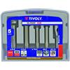 Tivoly 10331670006 FNH04 - Cofanetto 4 noce DIN 335C HSS cobalto 5% a 90° Ø 8,3 a 16,5 mm + 1 fresa per sbavatura 5-10
