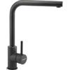 SCHOCK|Miscelatore Cucina IDEA, Rubinetto Canna Alta Dritta, Rotazione canna 360°, smaltato Antracite, Abbinabile ai lavelli, Made in Italy.