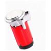 YIYDA Horn Air Pump Pompa aria per auto Compressore d'aria Clacson Non arrugginisce Kit Pompa aria clacson Compressore per trombe d'aria rosso cromato per qualsiasi 12V corno d'aria Camion Barca ect