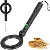 Foribyw Metal detector pieghevole, display LCD portatile, strumento di rilevamento dei metalli con 3 modalità regolabili, rilevatore di metalli leggero ad alta sensibilità con bobina di ricerca impermeabile