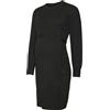 Mamalicious MAMA.LICIOUS Vasca da Bagno MLNESS L/S ABK Knit Dress A. Noos, Nero, S