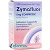 Zymafluor 1 Mg Sodio Fluoruro Prevenzione Carie 100 Compresse