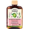 Green Pharmacy The Green Pharmacy, olio per massaggio anticellulite, aiuta a ridurre la cellulite e stimola il sistema linfatico, oli essenziali in ginepro, lavanda, cipresso, calce e mandorla, 200 ml