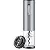WIWONEY Cavatappi Elettrico Ricaricabile in Acciaio INOX, Apribottiglie Elettrico Professionale con Dispositivo di Rimozione Della Iamina e Cavo di Ricarica Micro USB
