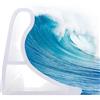 xiaozhifu Barriera Doccia Ferma Acqua,2M Soglia Doccia Alto 4CM, Silicone Bordo Vasca da Bagno Pieghevole Barriera Autoadesivo, Pieghevole Barriera Acqua Impermeabile per Doccia Bagno(Trasparent 3*4)