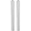 PATIKIL 2pz Distanziali Alluminio M3 Distanziali Metallici M3 Alluminio 3mm ID x 5mm OD x 50mm L Distanziali Filettati per Viti Standoff Rotondi per Auto Rc Droni Schede Madri Argento