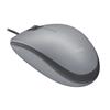 Logitech - Mouse M110 Silent-mid Grey