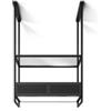 Elica OPEN SUITE SUPERIOR BL/F/80 - PRF0165965A Cappa ad Isola 80 x 42 cm Modulare Componibile Nero Effetto Soft Touch