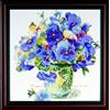 Design Works Tobin Pansy Floral - Quadro a Punto Croce