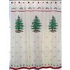 Spode Avanti Linens Spode Tenda da doccia in cotone, colore: Rosso